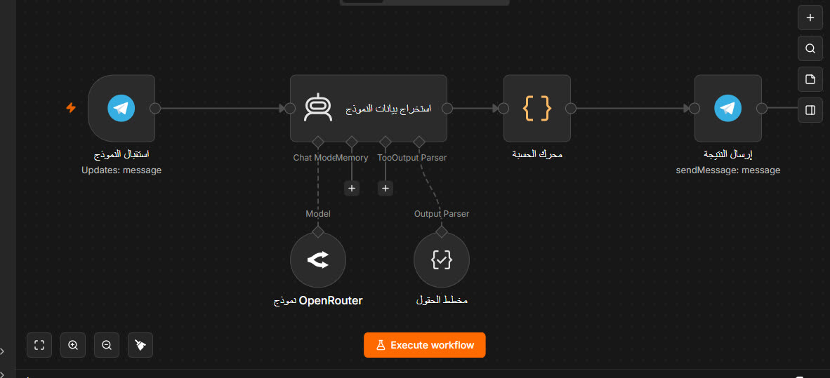 معاينة حاسبة تمويل عقاري بالذكاء الاصطناعي